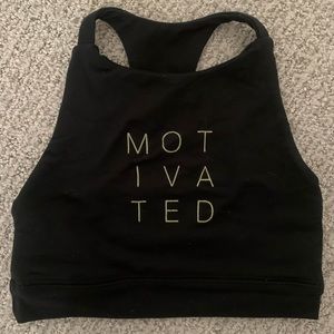 Good hYOUman ‘Motivated’ Sports Bra